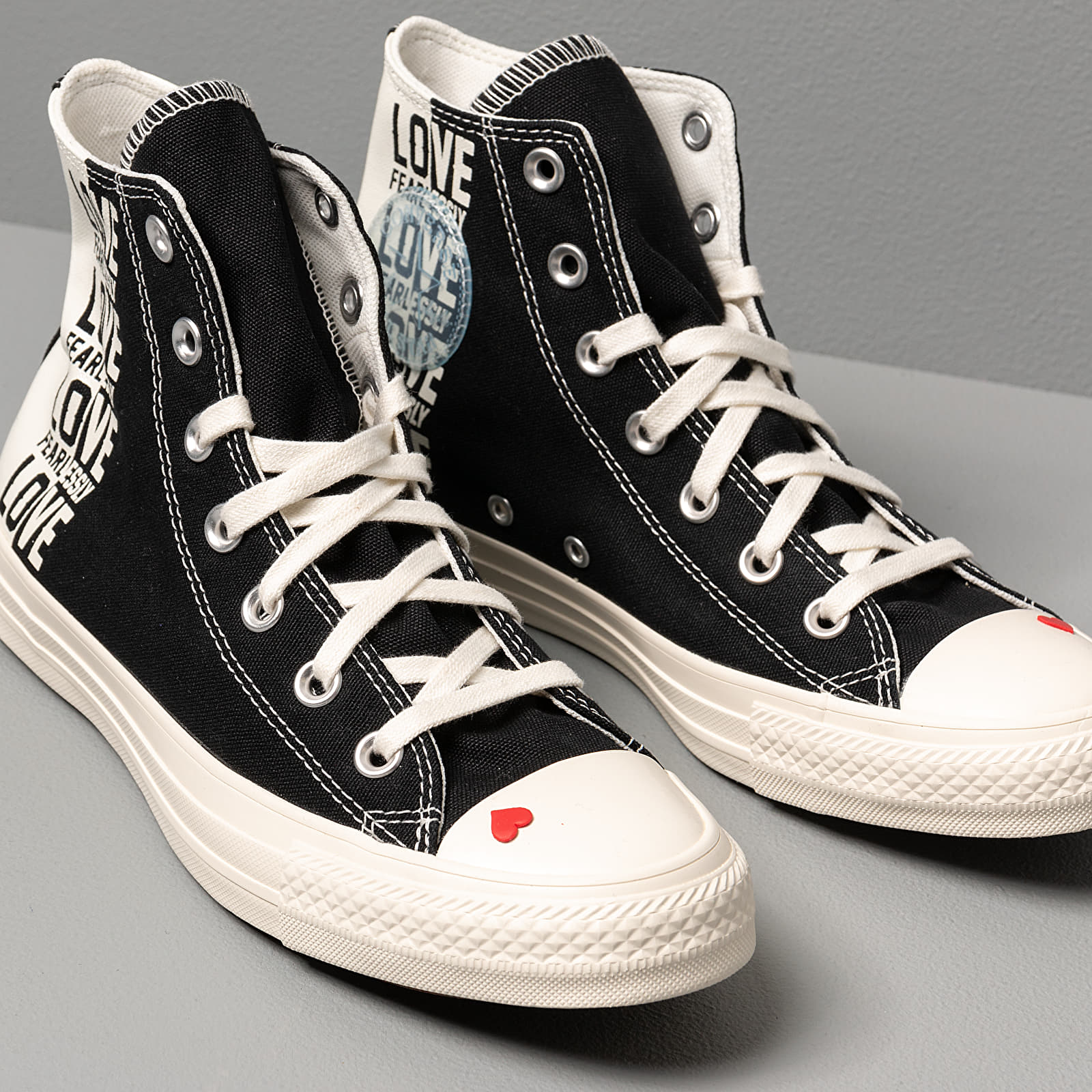 Women s shoes Converse Chuck Taylor All Star Black Egret University Red Footshop