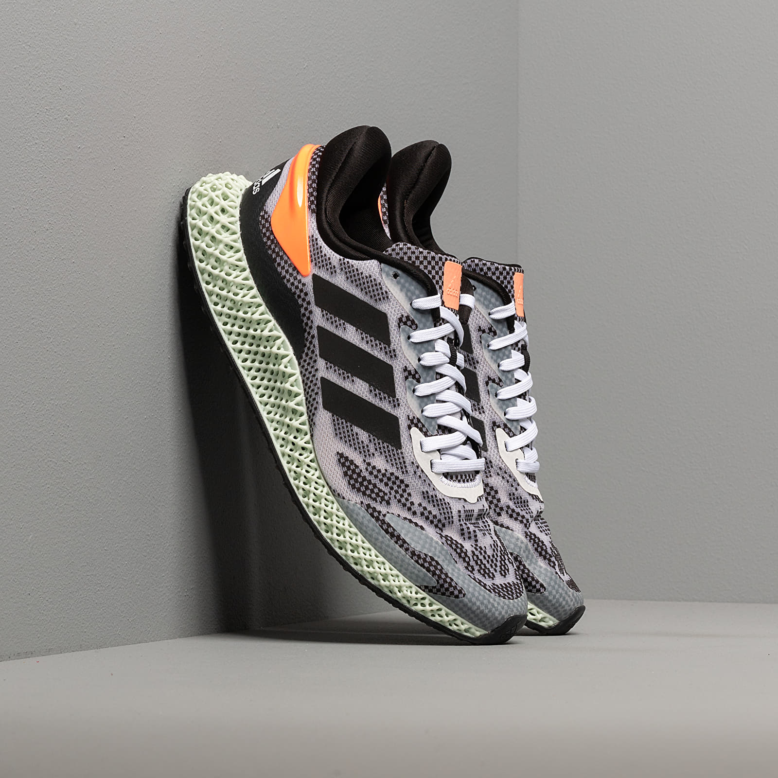 Men's shoes adidas 4D Run 1.0 Ftw White/ Core Black/ Signature Coral