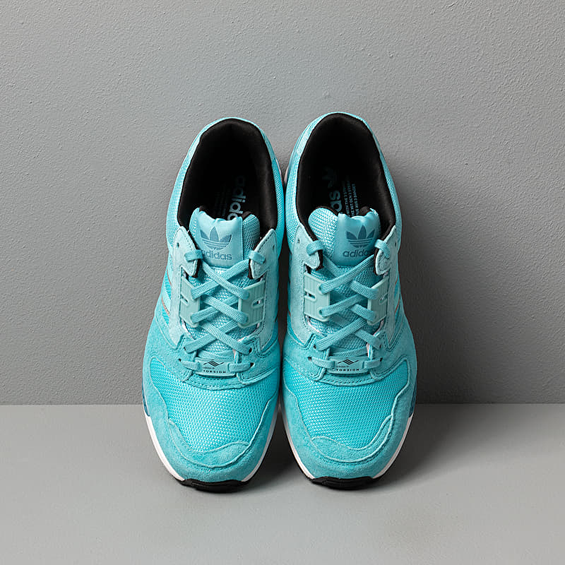 あおい Women's shoes adidas ZX 8000 W Blue Glow/ Light Aqua/ Core Black