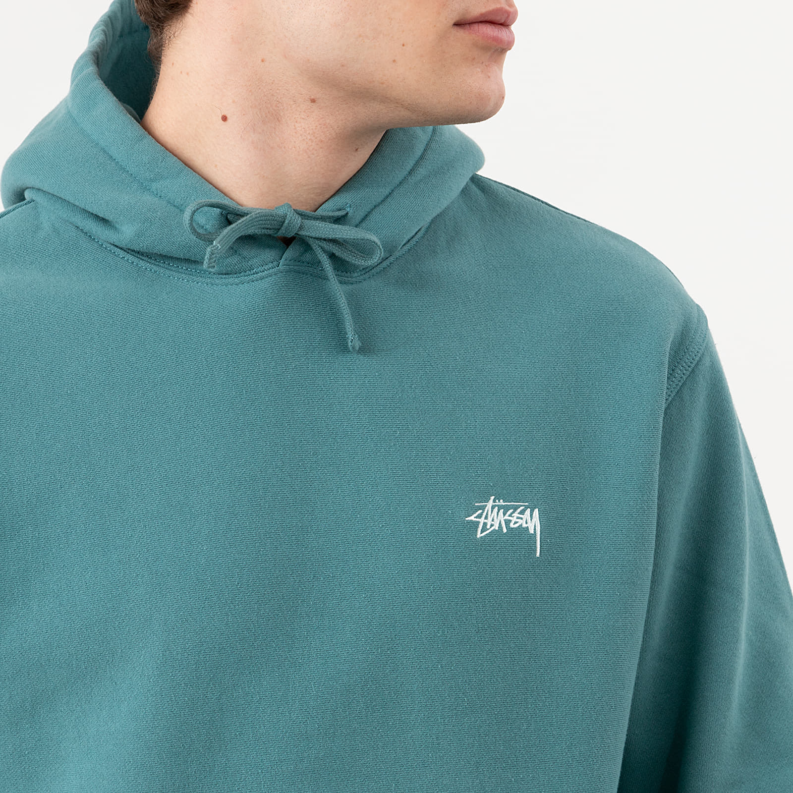 Stussy teal hoodie sales