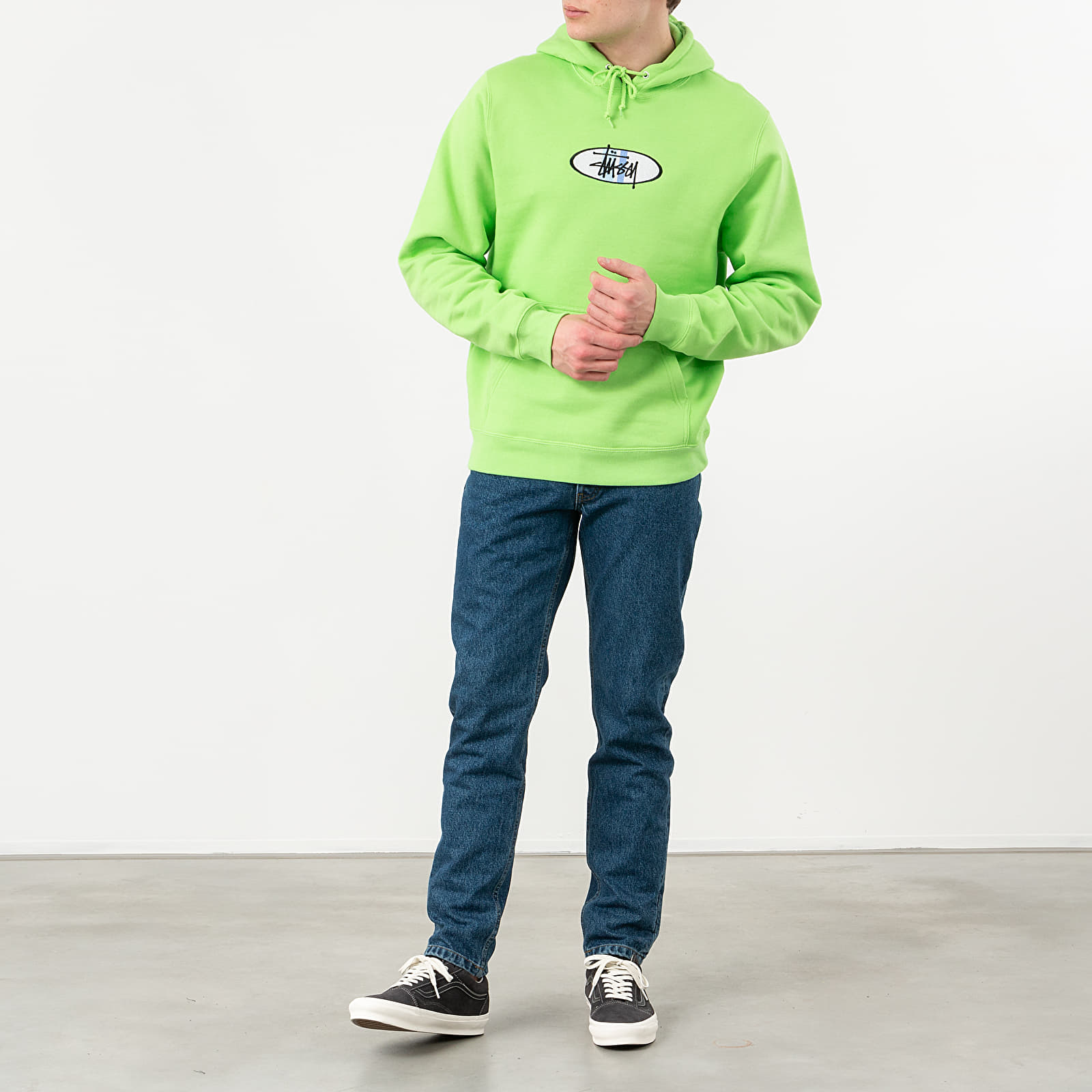 Hoodies and sweatshirts  Stüssy 2 Bar App. Hoodie Green