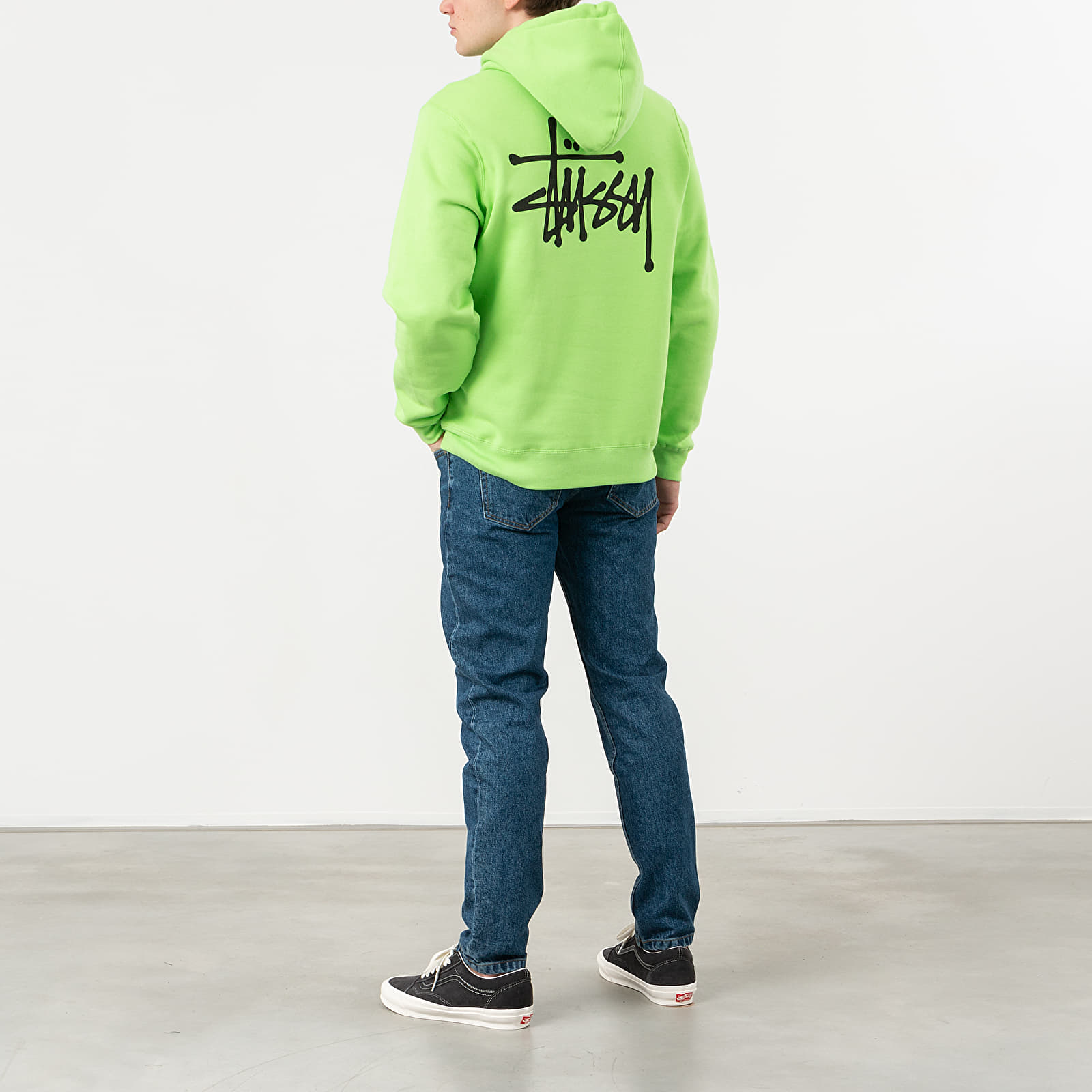 Hoodies and sweatshirts  Stüssy Basic Hoodie Green