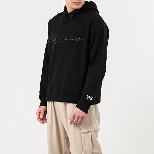 Y 3 Signature Hoodie Black Footshop