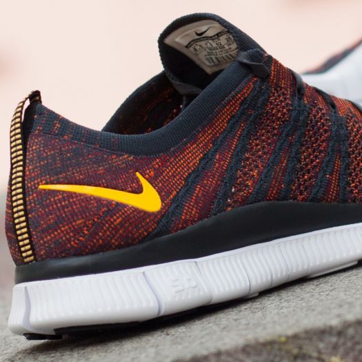 Nike free flyknit nsw mens new arrivals orange