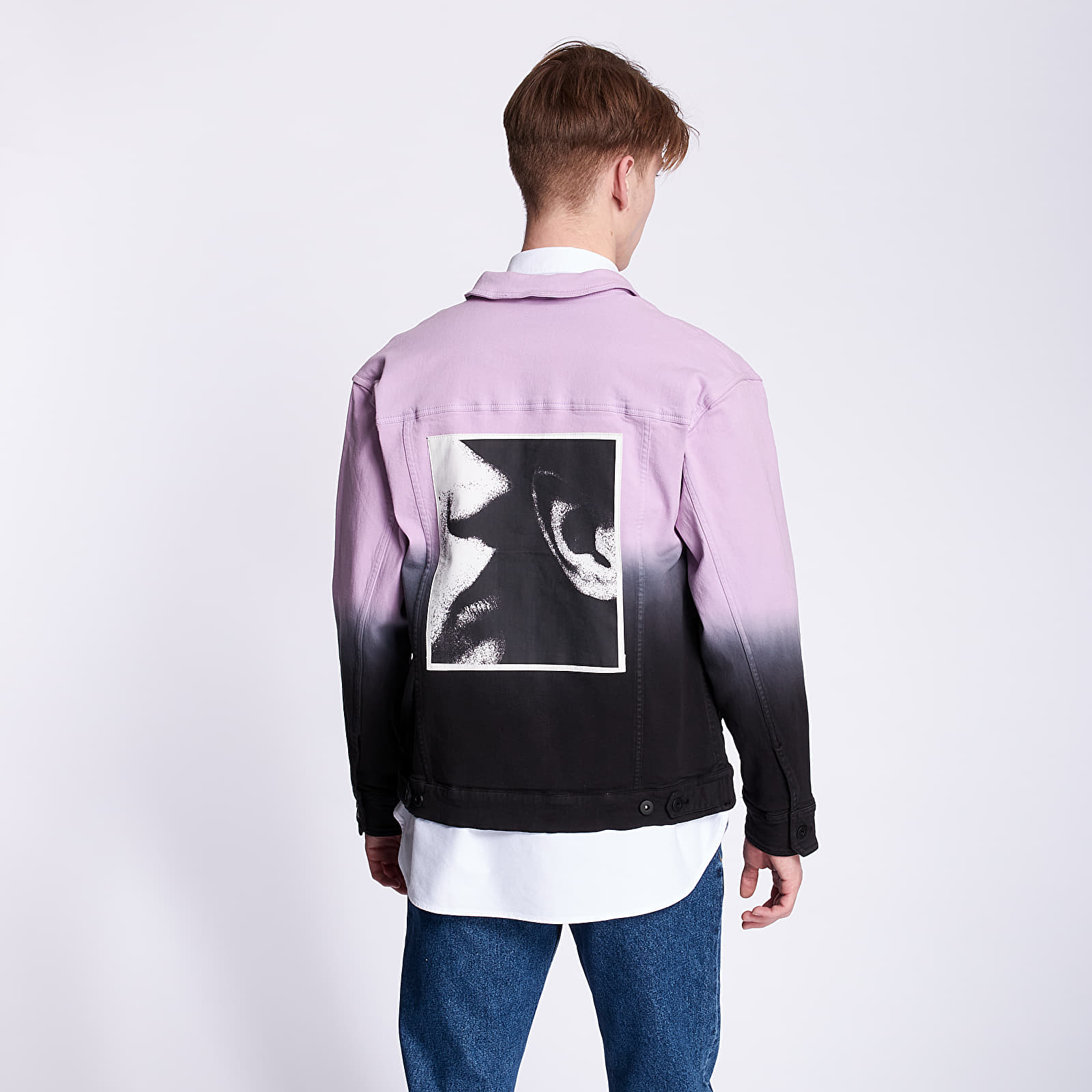 Pleasures dawn trucker jacket best sale