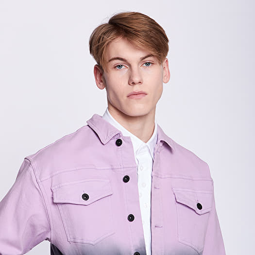 Jackets PLEASURES Dawn Trucker Jacket Purple Footshop