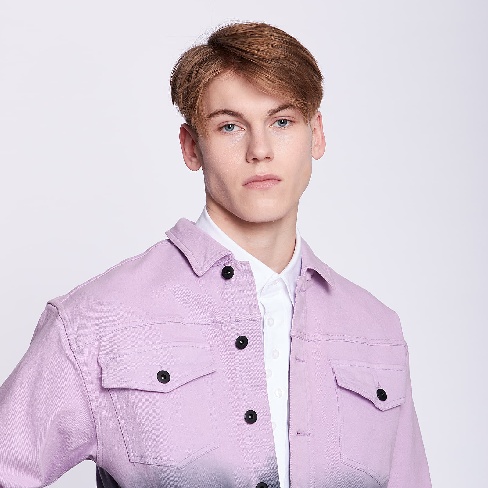 Jackets PLEASURES Dawn Trucker Jacket Purple Footshop