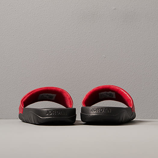 jordan break slide red and black