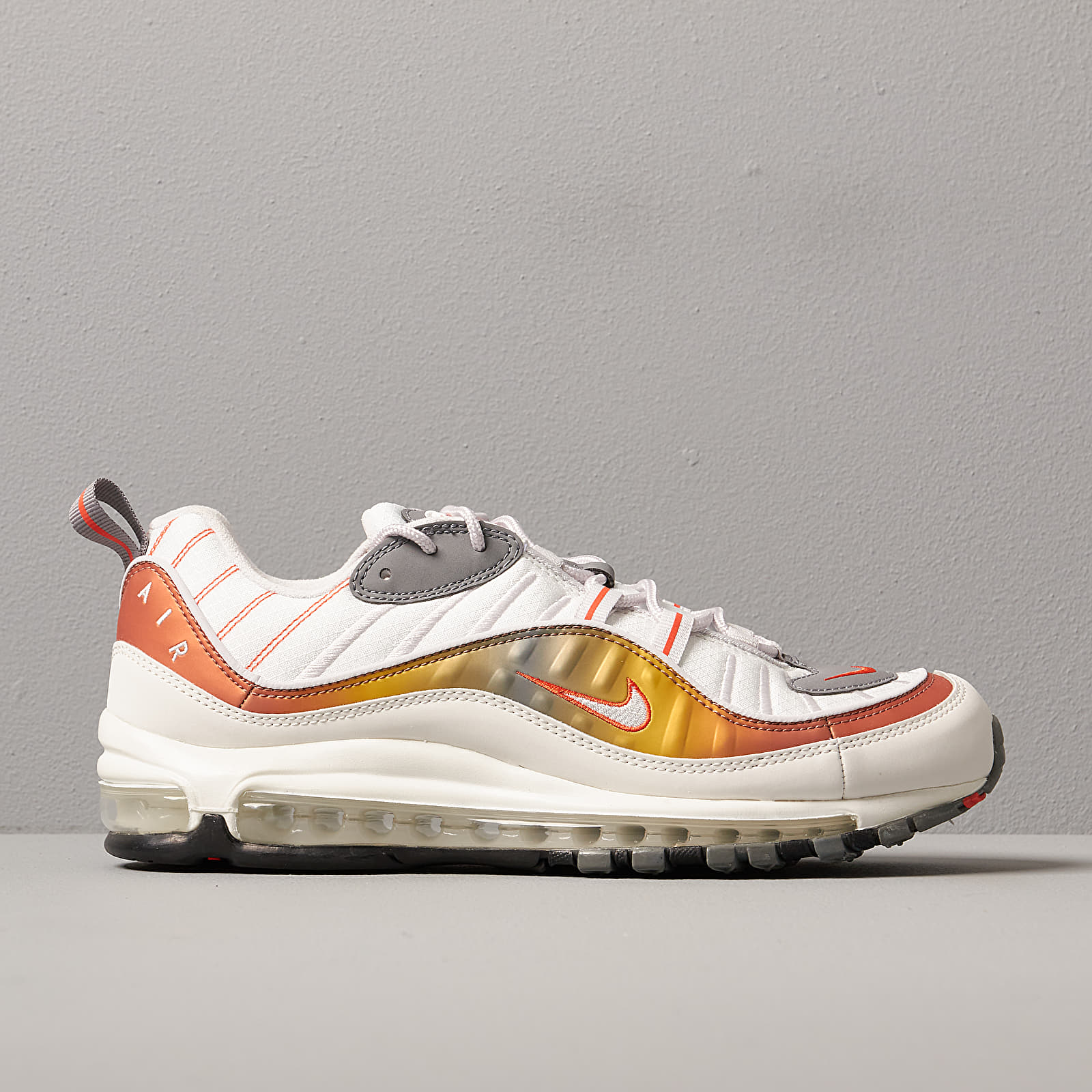 Air max 98 grey and orange best sale