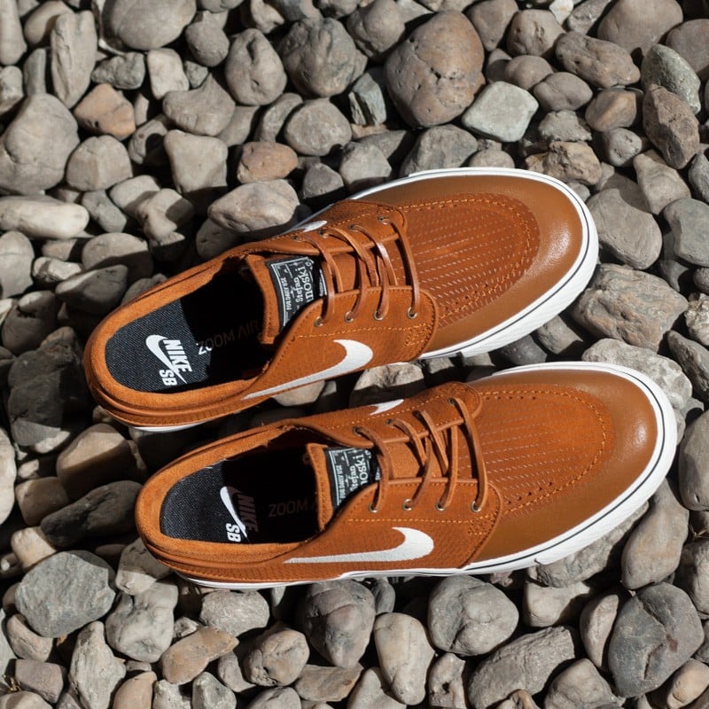Мъжки кецове и обувки Nike Zoom Stefan Janoski Pr Se Tawny/Ivory-Black