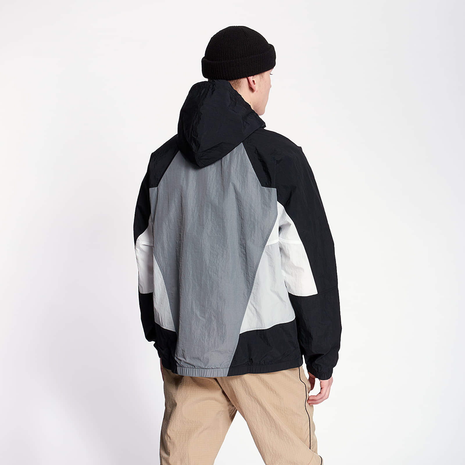 Casacos Nike Sportswear HE Wr Woven Signature Jacket Smoke Grey/ Black/ Light Smoke Grey