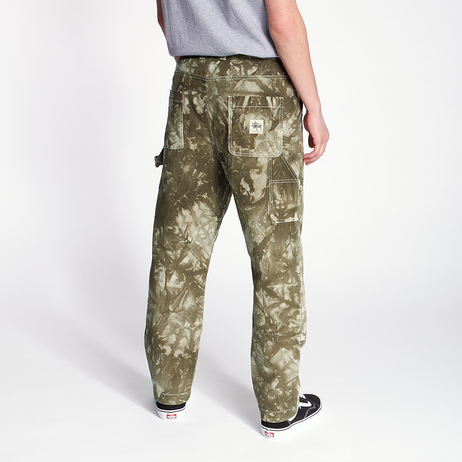 Pants Stüssy Dyed Work Pants Olive (116428) | Footshop
