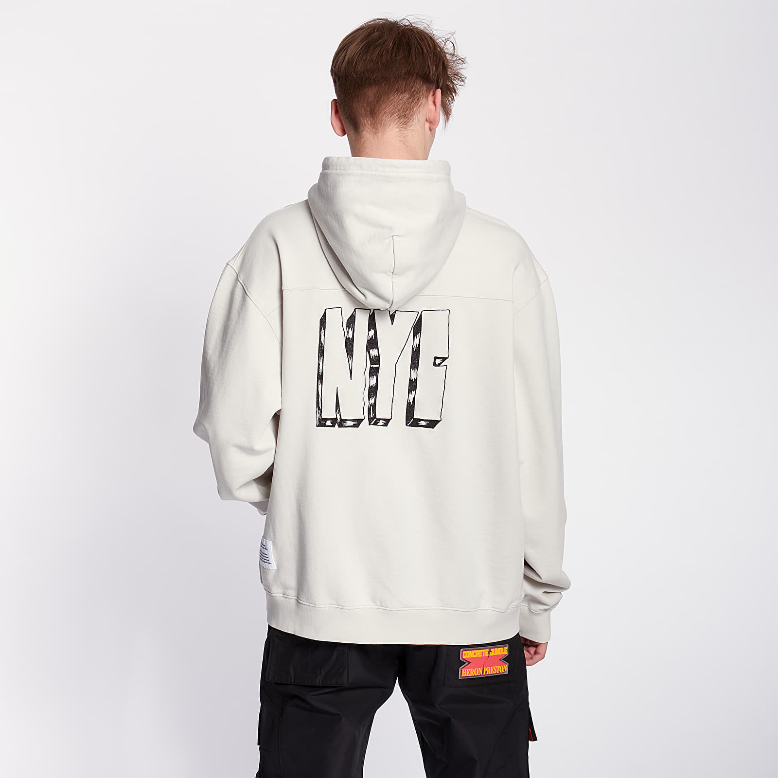 Hoodies and sweatshirts  HERON PRESTON Spray Hoodie Grey