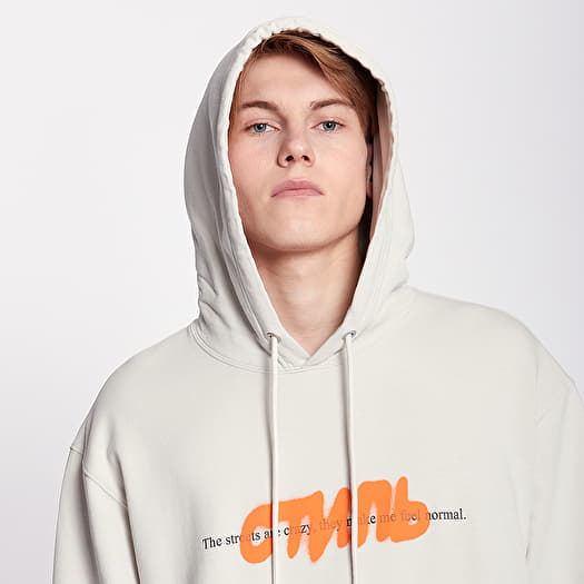 Heron preston hoodie orange on sale
