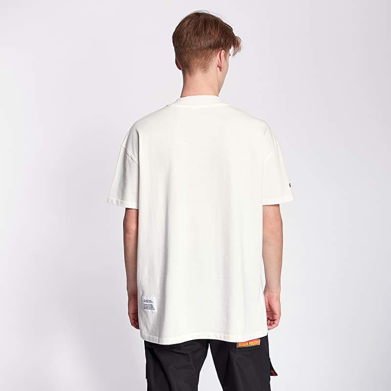 T-shirts HERON PRESTON Turtleneck Tee White/ Black