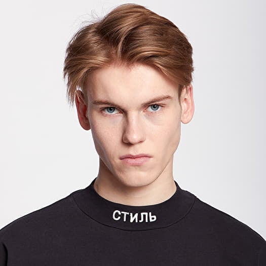 T-shirts HERON PRESTON Turtleneck Tee Black | Footshop
