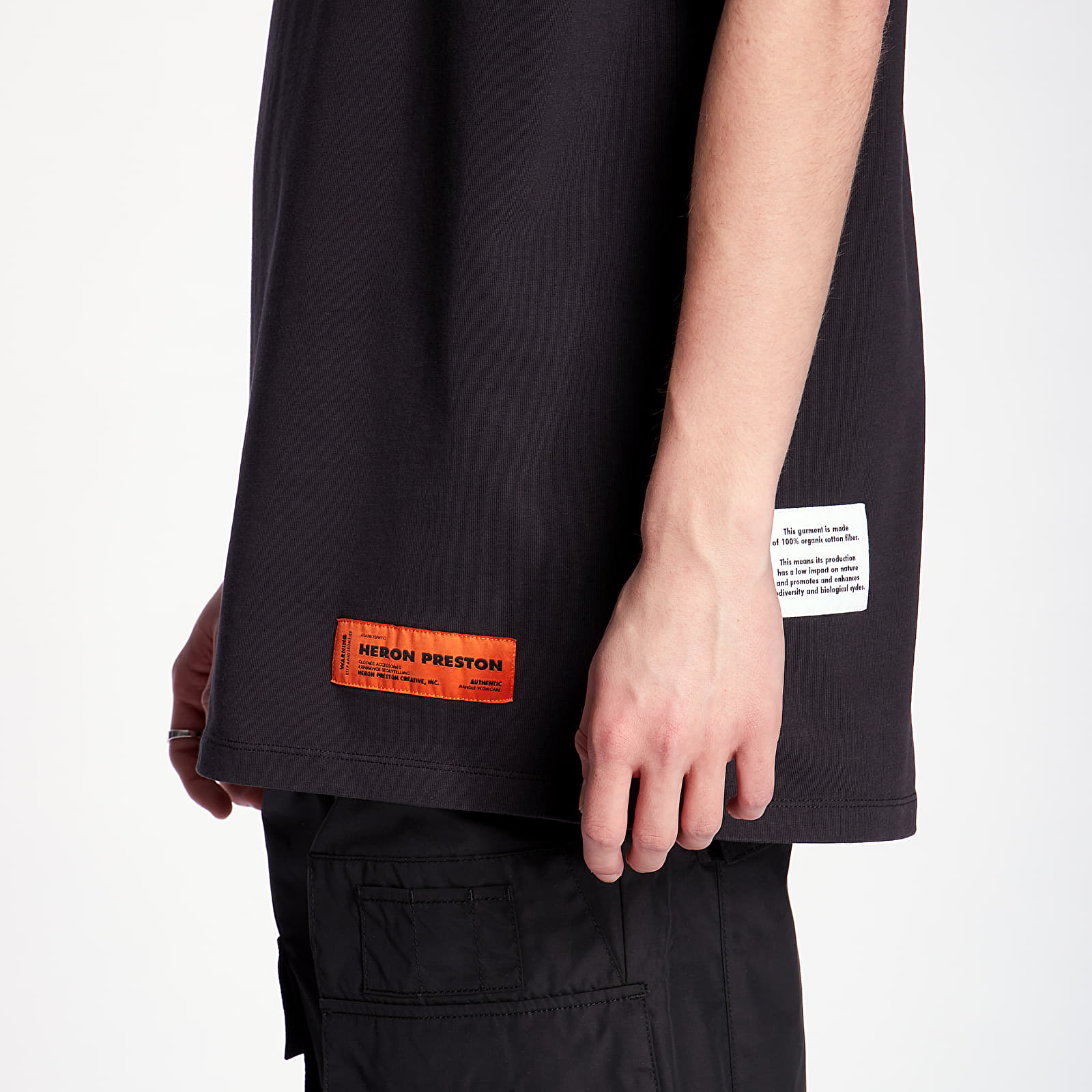 T-shirts HERON PRESTON Turtleneck Tee Black