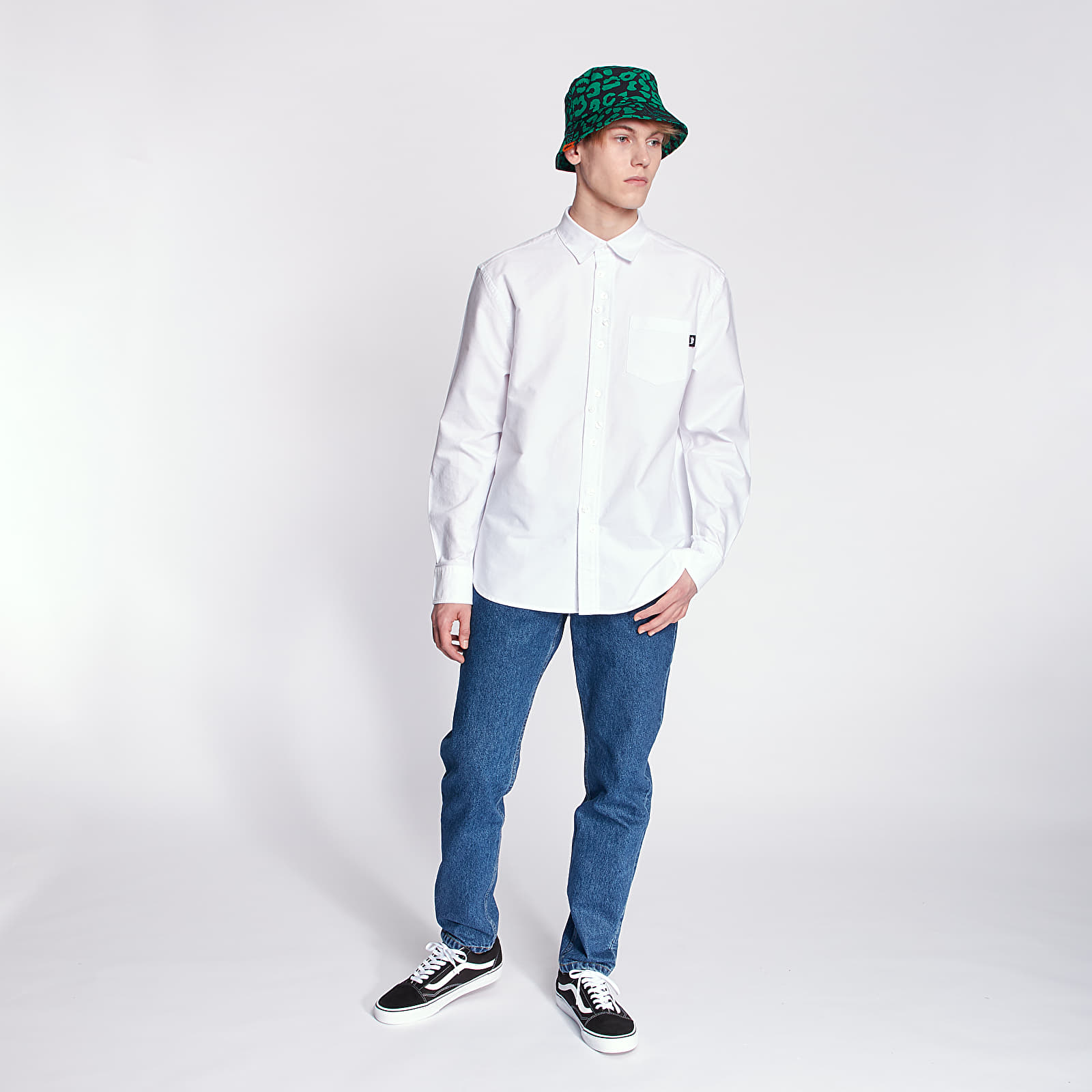 Ropa Stüssy Crazy Button Oxford Shirt White