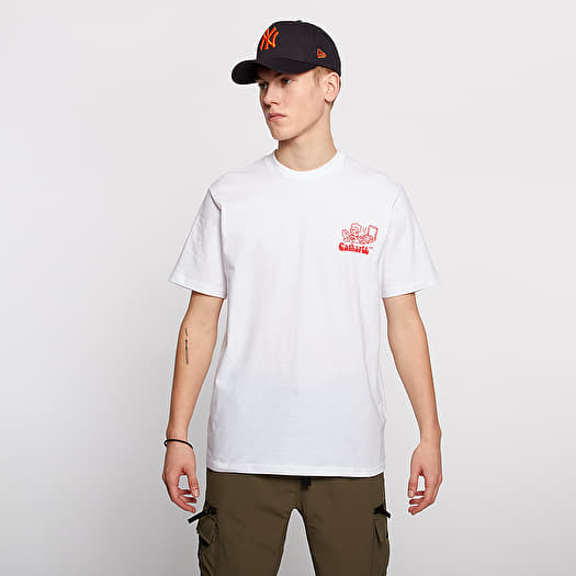 T-shirts Carhartt WIP Bene Tee White/ Red Footshop