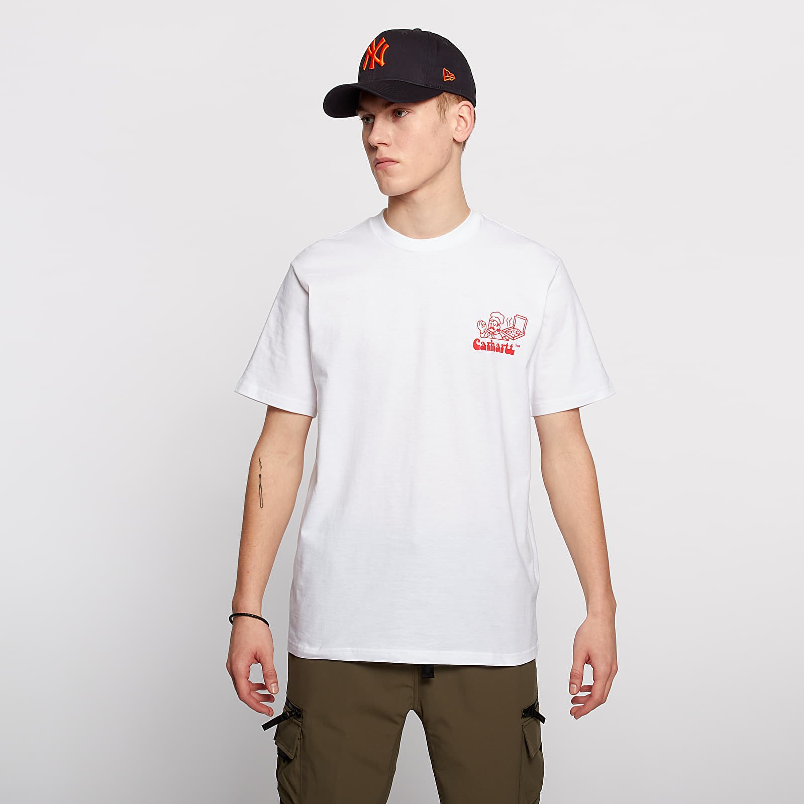 Camisetas Carhartt WIP Bene Tee White/ Red