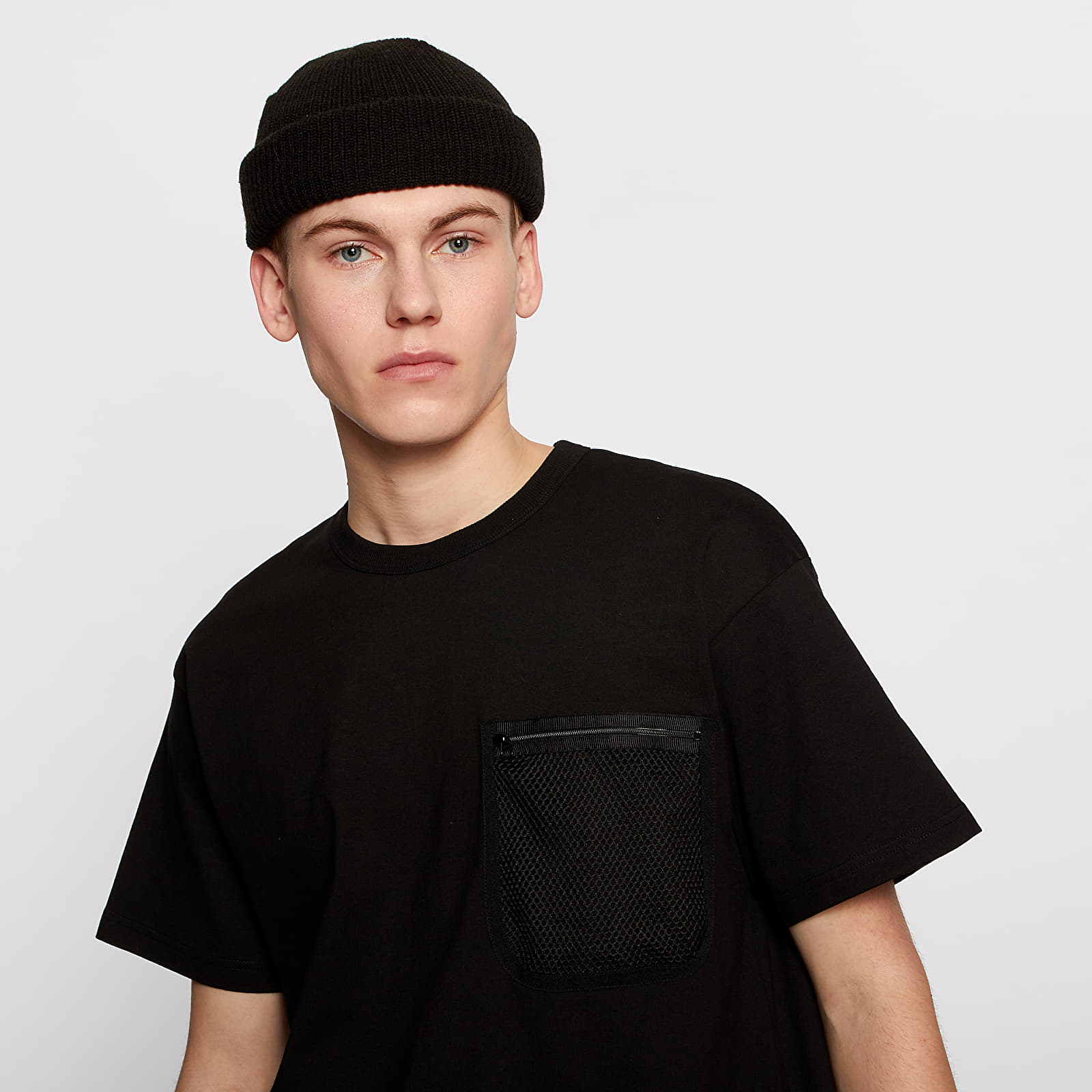 T-shirts Carhartt WIP Military Mesh Pocket Tee Black