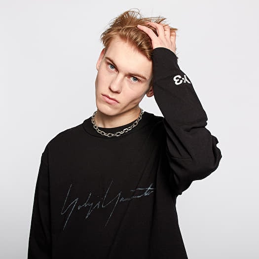 Hoodies and sweatshirts Y 3 Signature Crewneck Black Footshop