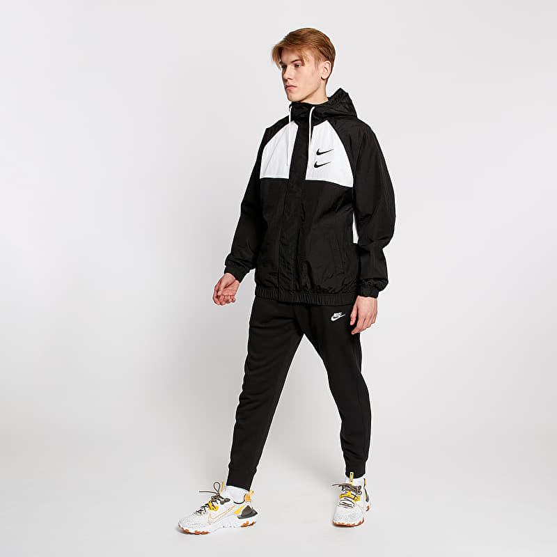 Jackets Nike Sportswear Swoosh Hooded Woven Jacket Black/ White