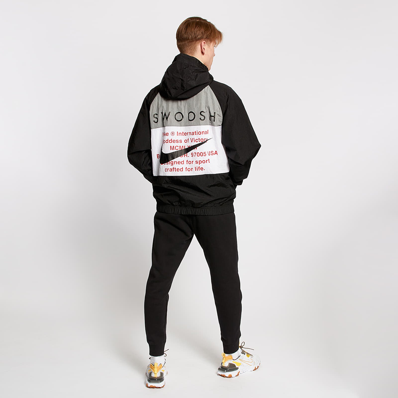 Nike sportswear swoosh men's woven best sale
