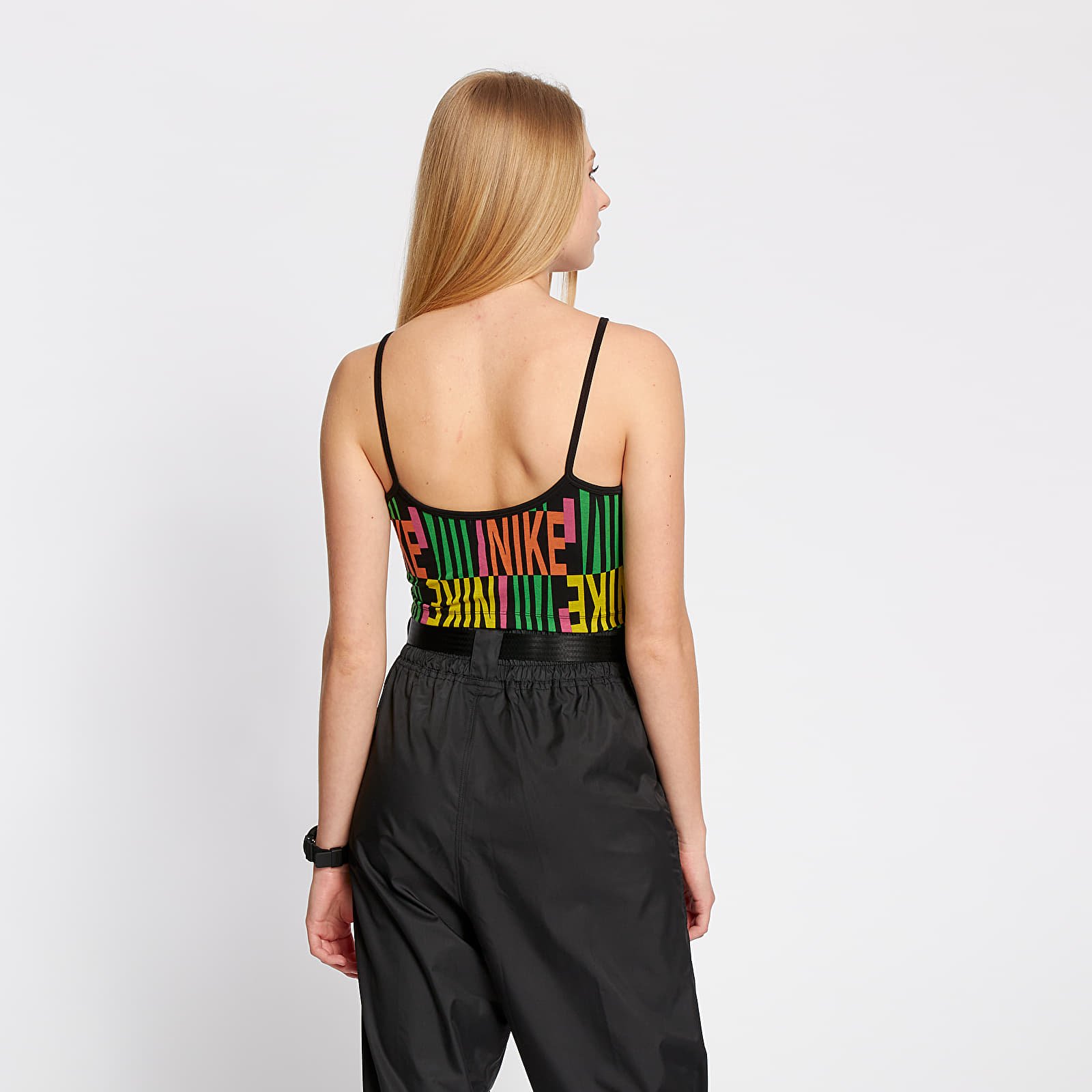 Vests Nike Sportswear Peace Pack Cropped Tank Top Black/ Green Spark