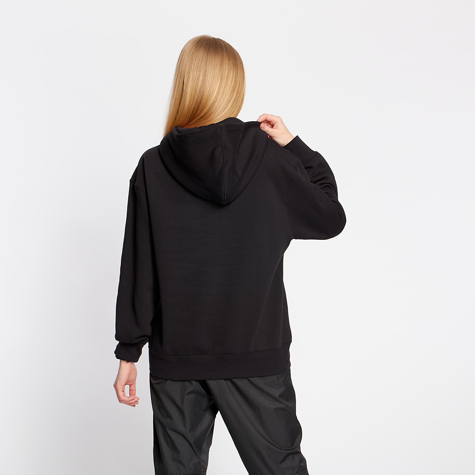 Bluzy Nike Sportswear Peace Pack Fleece BB Hoodie Black Green Spark Footshop