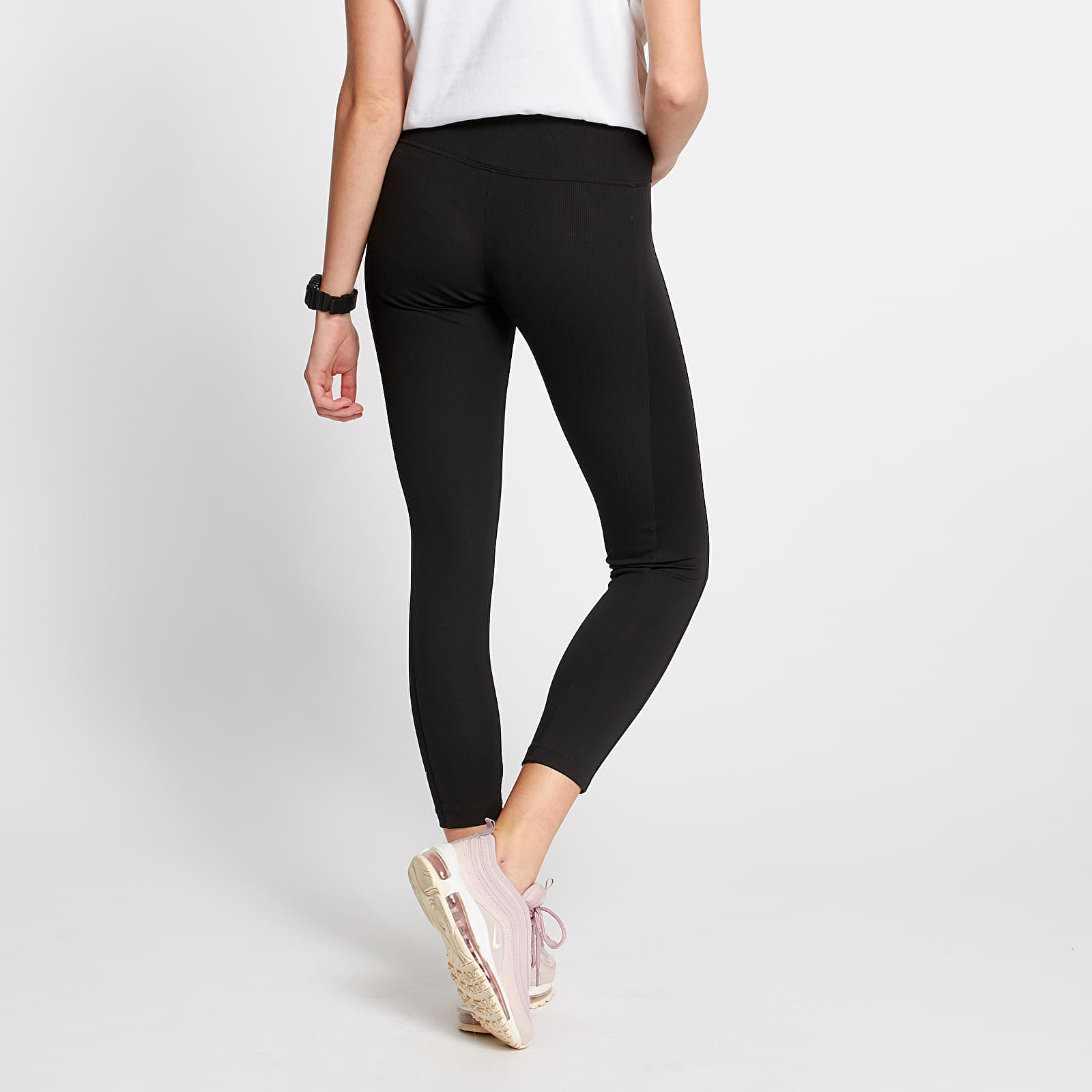 Leggins Nike Sportswear Air 7/8 Rib Legging Black/ Ice Silver