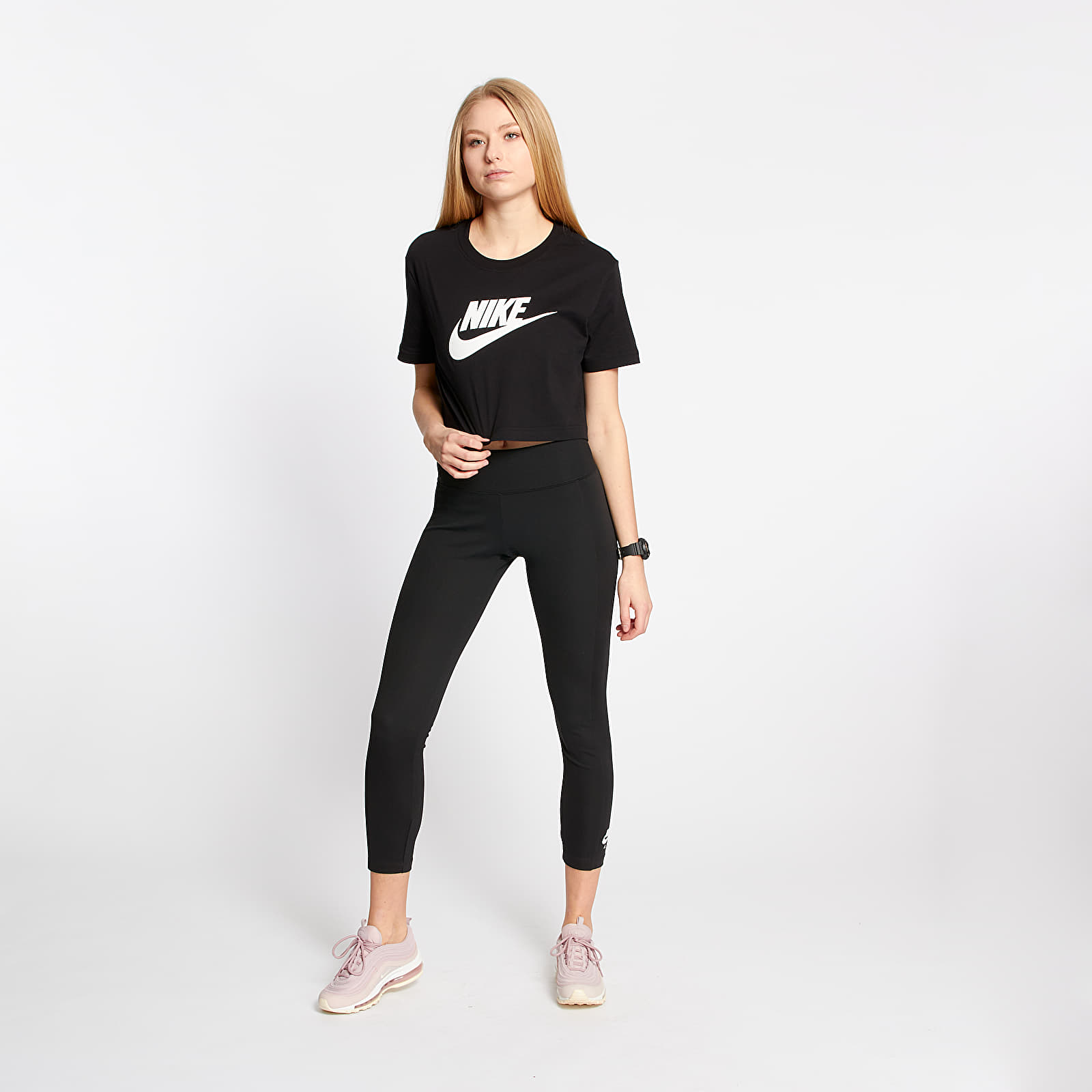 Μπλούζες Nike Sportswear Tee Black/ White
