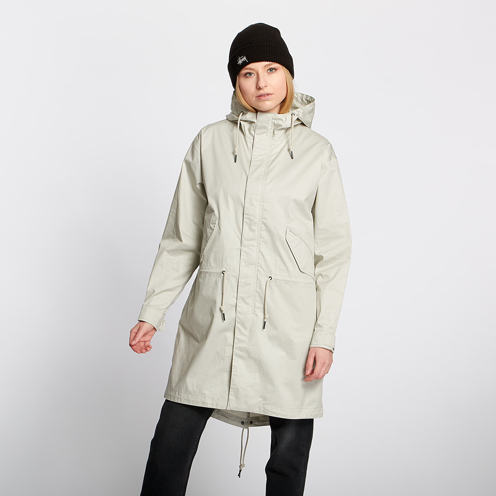 Jakne Carhartt WIP Addison Parka Pebble