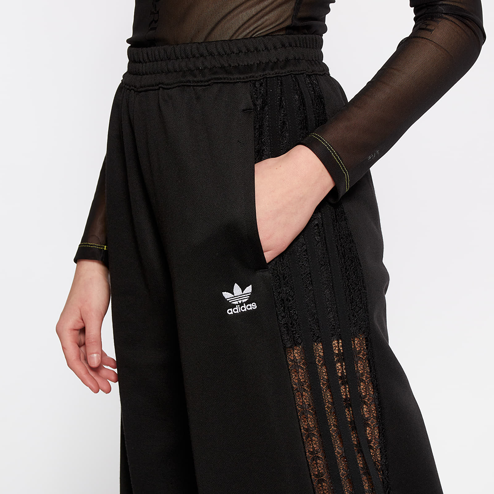 Pants and jeans adidas Wide Leg Pants Black