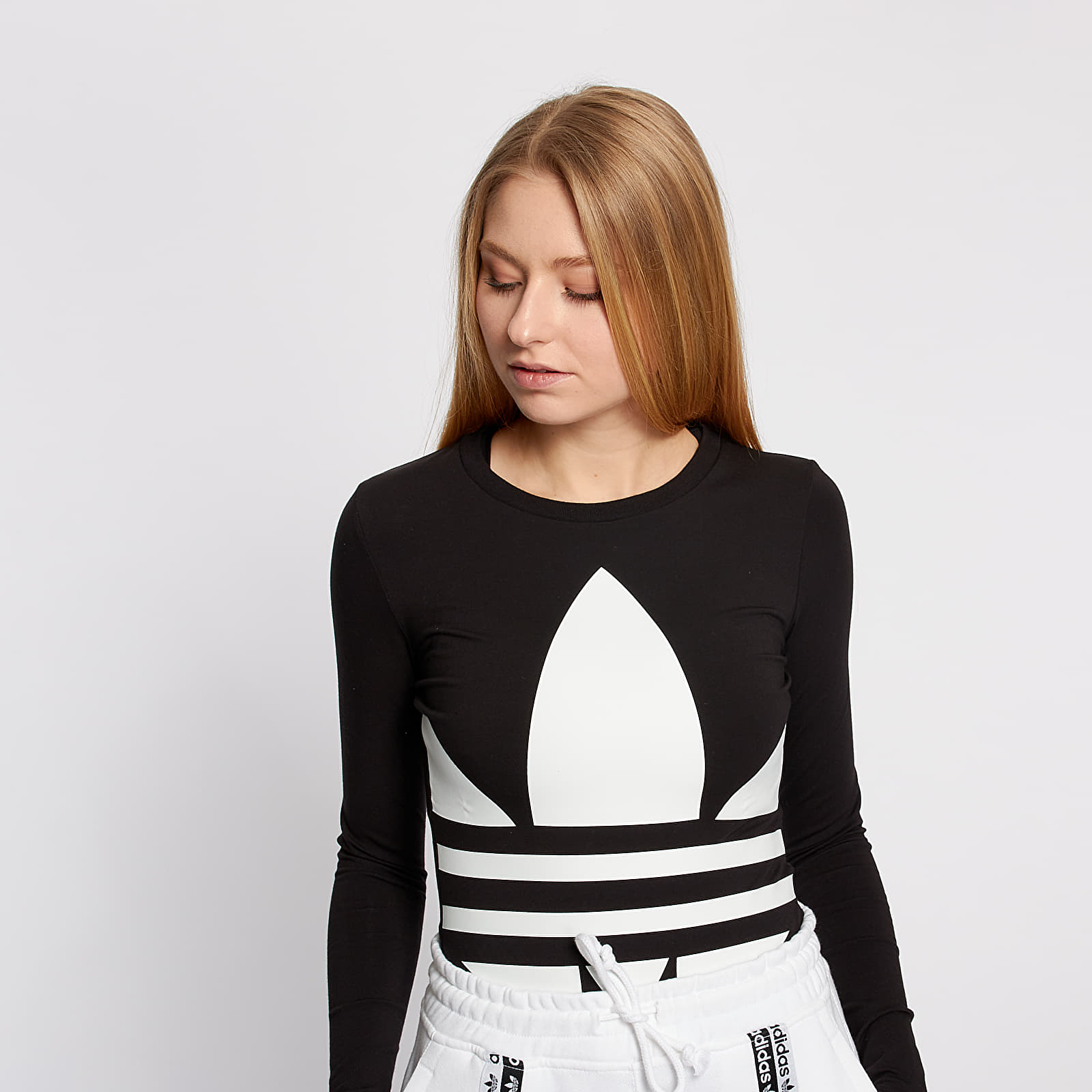 Body adidas Large Logo Body Black/ White