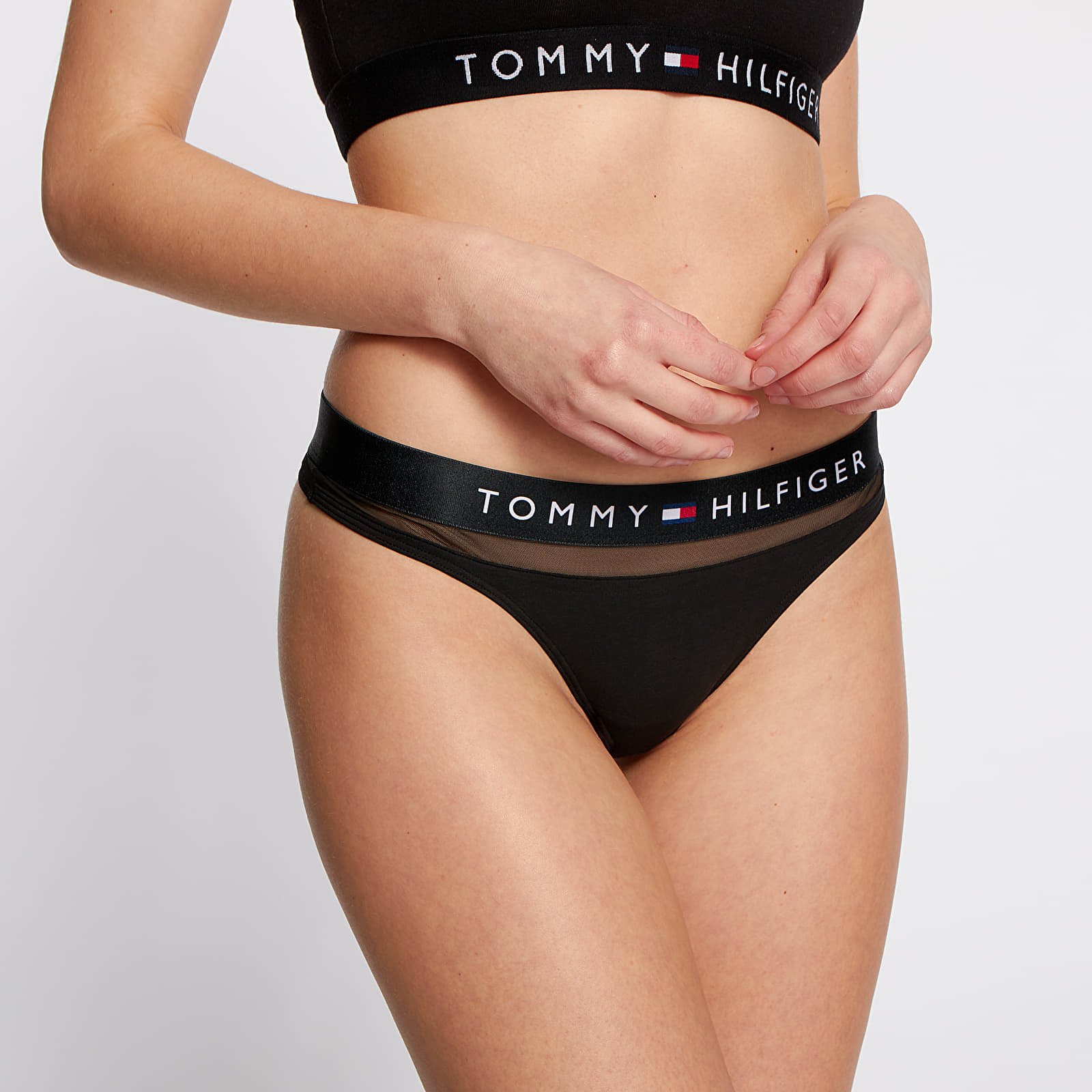 Women's underwear Tommy Hilfiger Thong Black