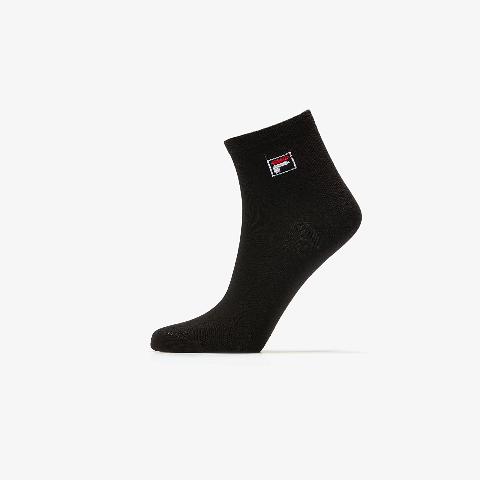 Calzetti FILA Calza Quarter 3-Pack Socks Black