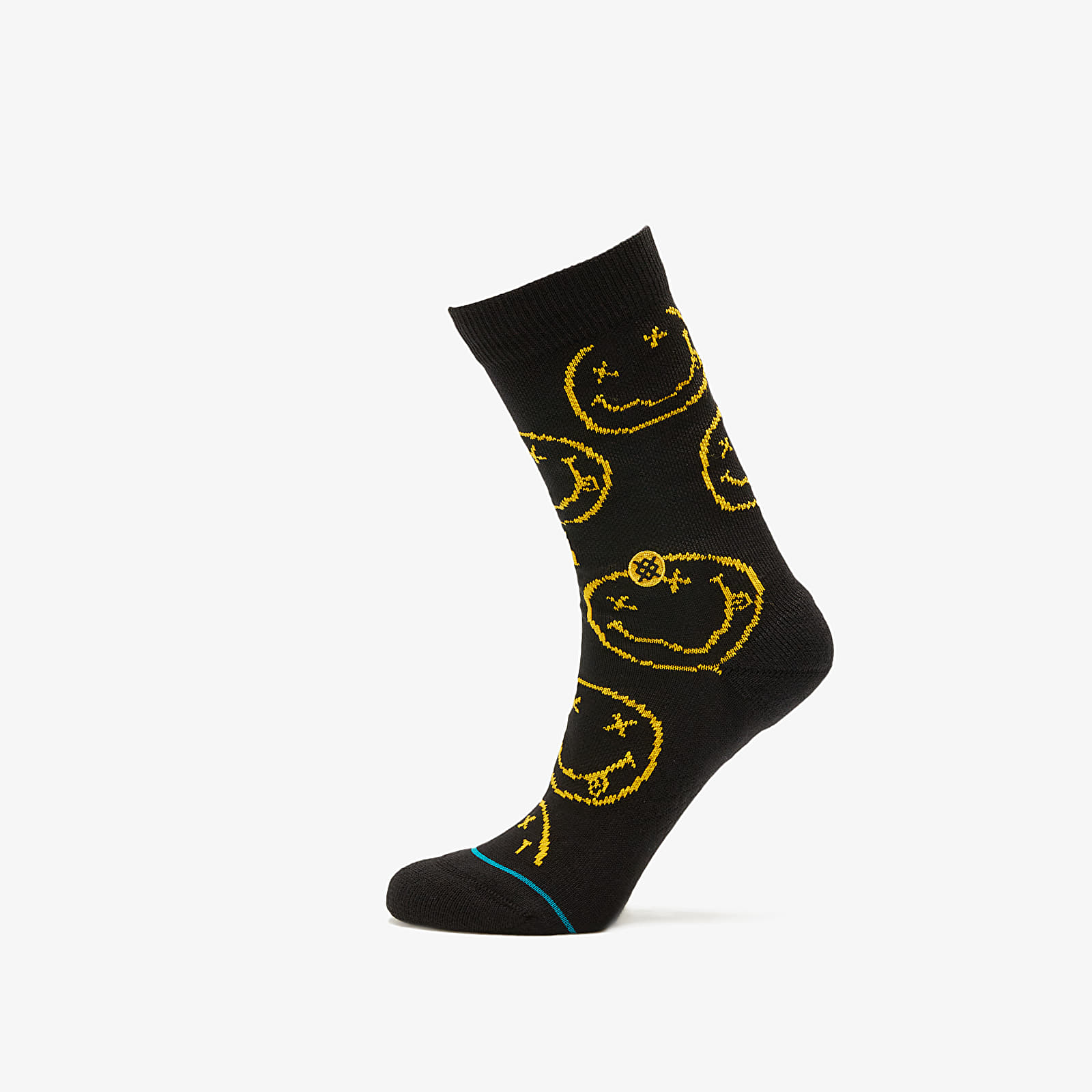 Ponožky Stance Nirvana Face Socks Black