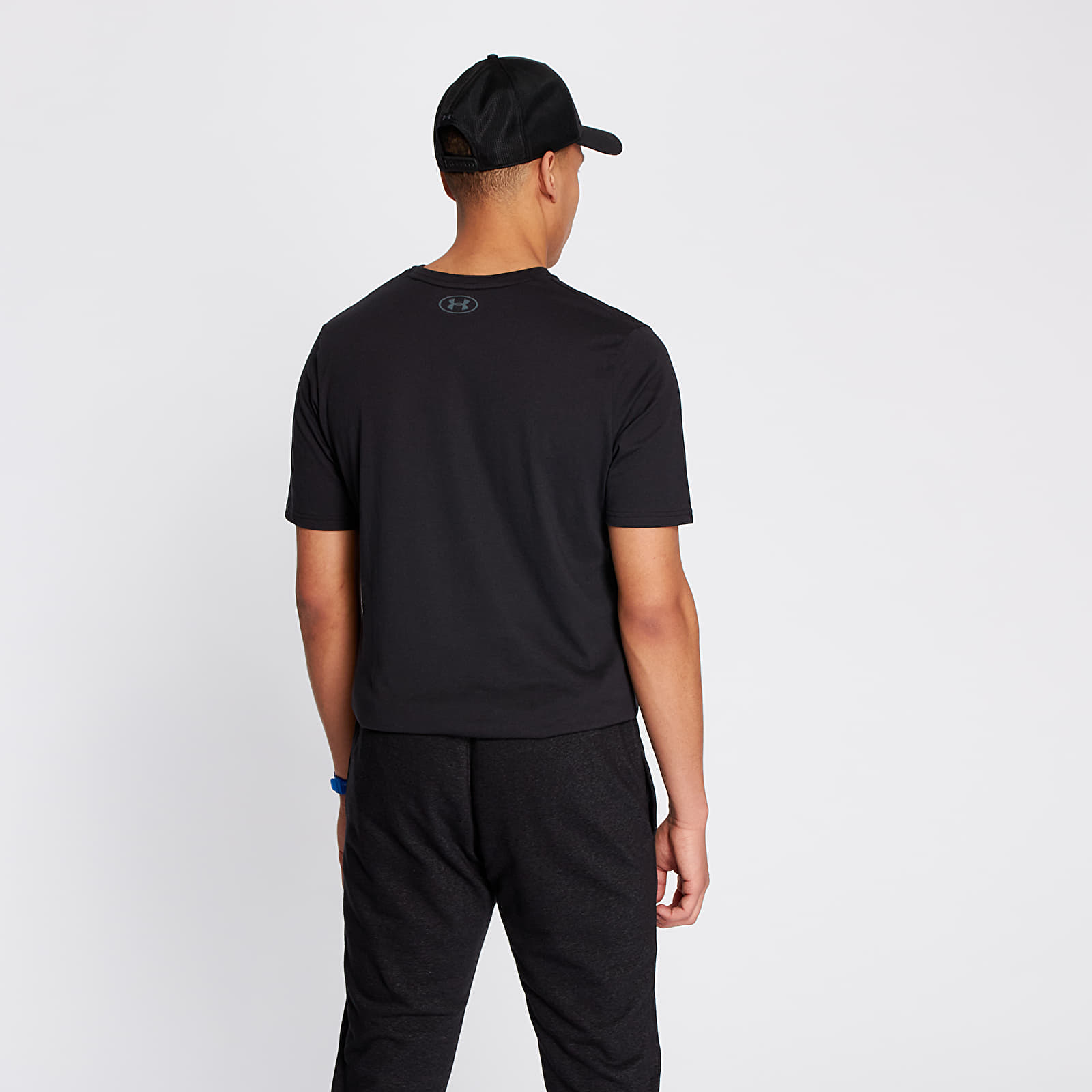 Kelnės Under Armour Project Rock Terry Joggers Black Full Heather/ Versa Red