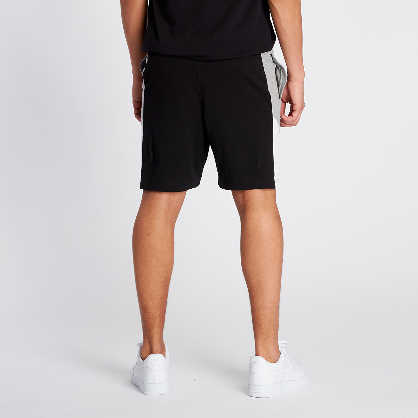 Pantaloni scurți Nike Sportswear Jersey CB Shorts Black/ Dark Grey Heather/ Sail/ White