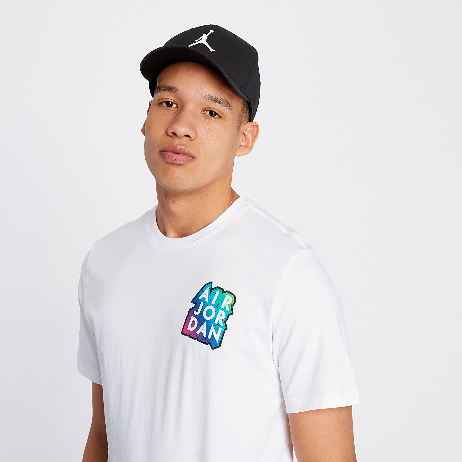Air jordan sale brand sticker tee