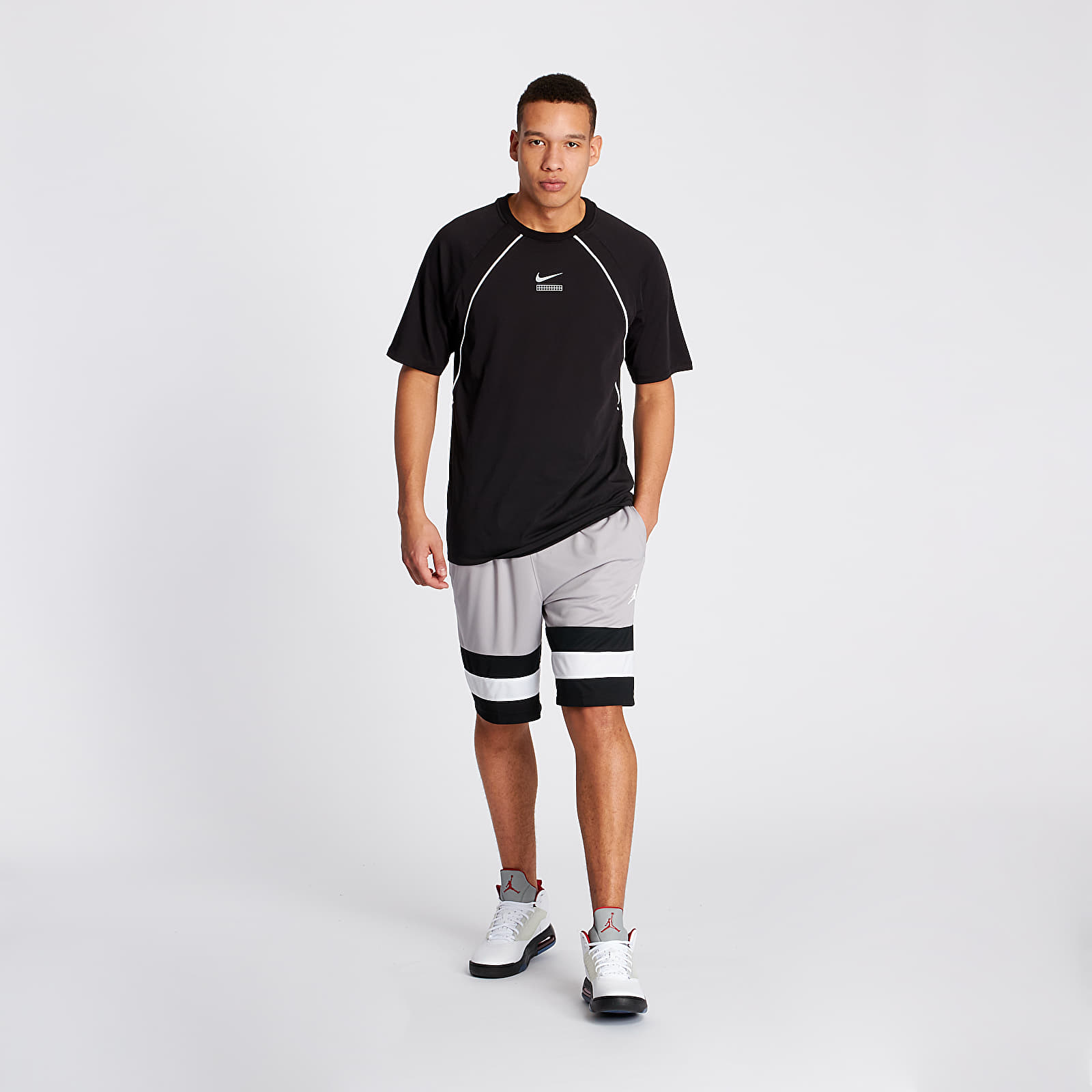 Šortky Jordan Jumpman Basketball Shorts Atmosphere Grey/ Black/ White/ White