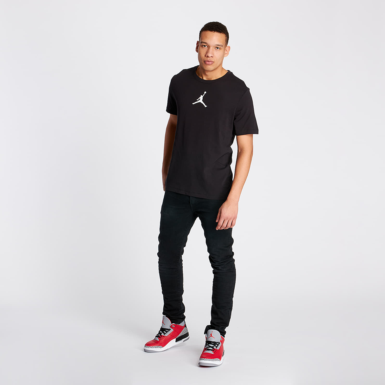 Camisetas Jordan Jumpman Tee Black/ White