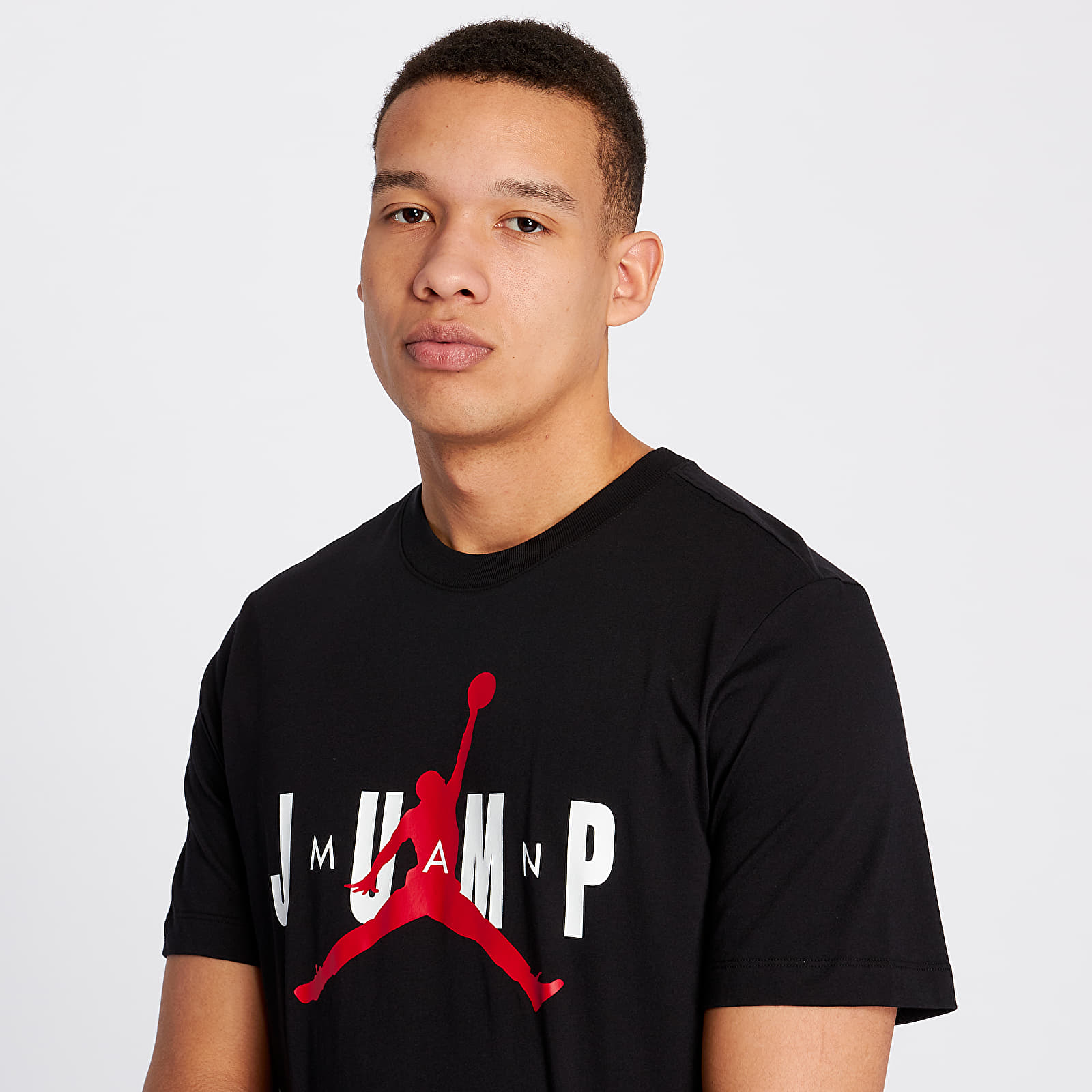 T-shirts Jordan Jump Tee Black/ Gym Red