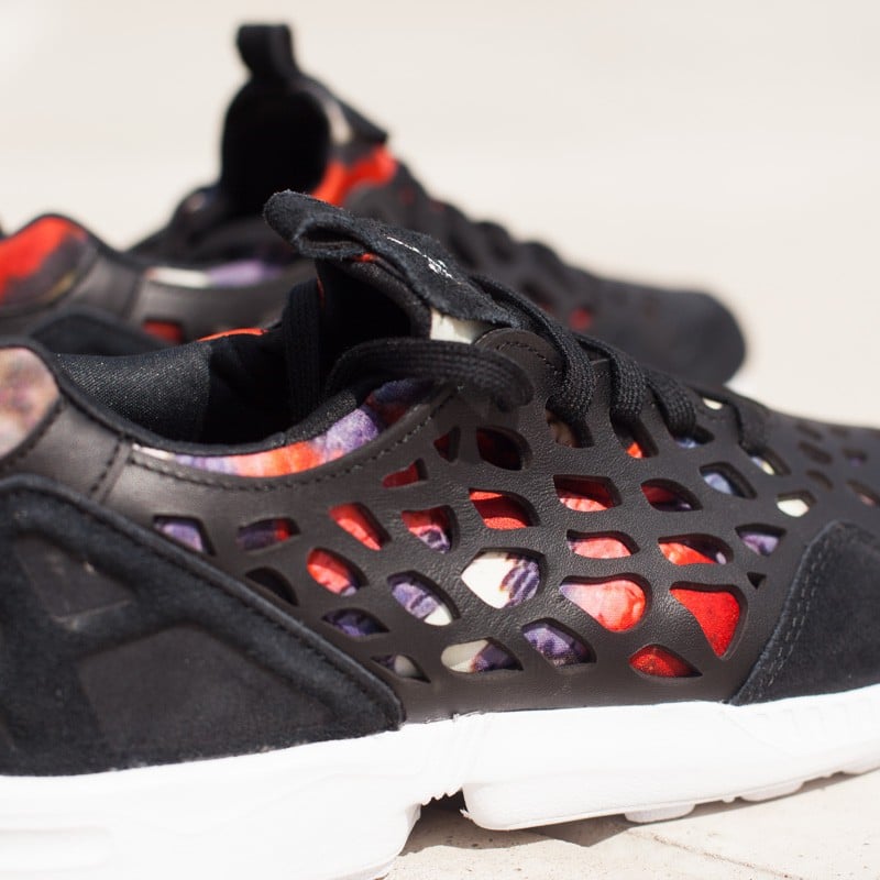 Women s shoes adidas ZX Flux Lace W Core Black White Footshop