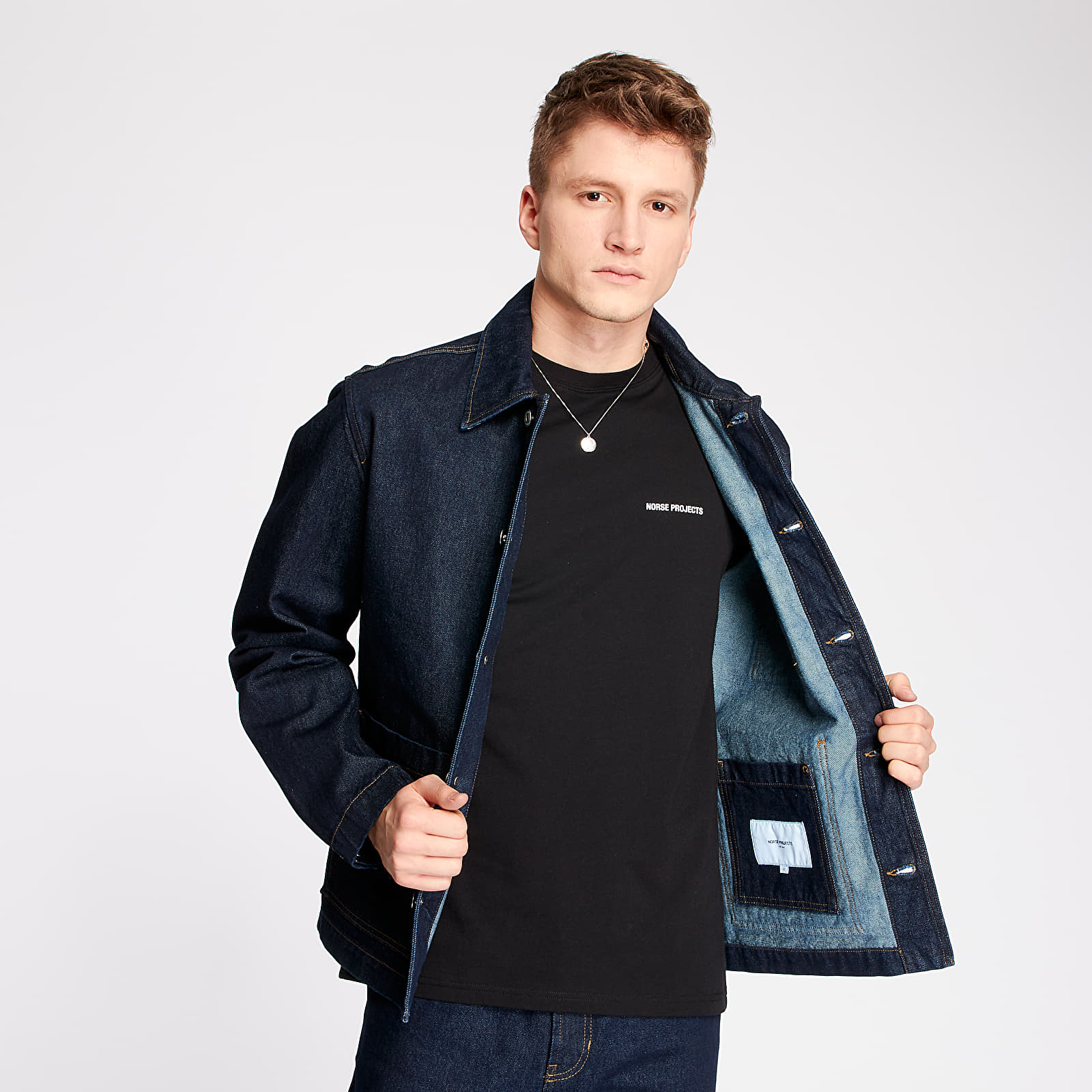 Norse projects deals denim jacket