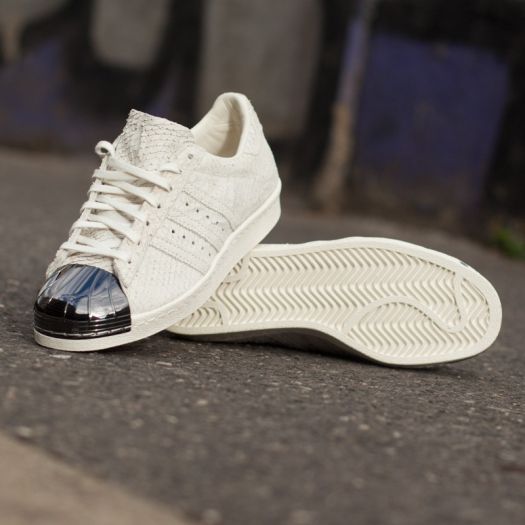 Damesschoenen adidas Superstar 80s Metal Toe W Off White/Core Black |  Footshop