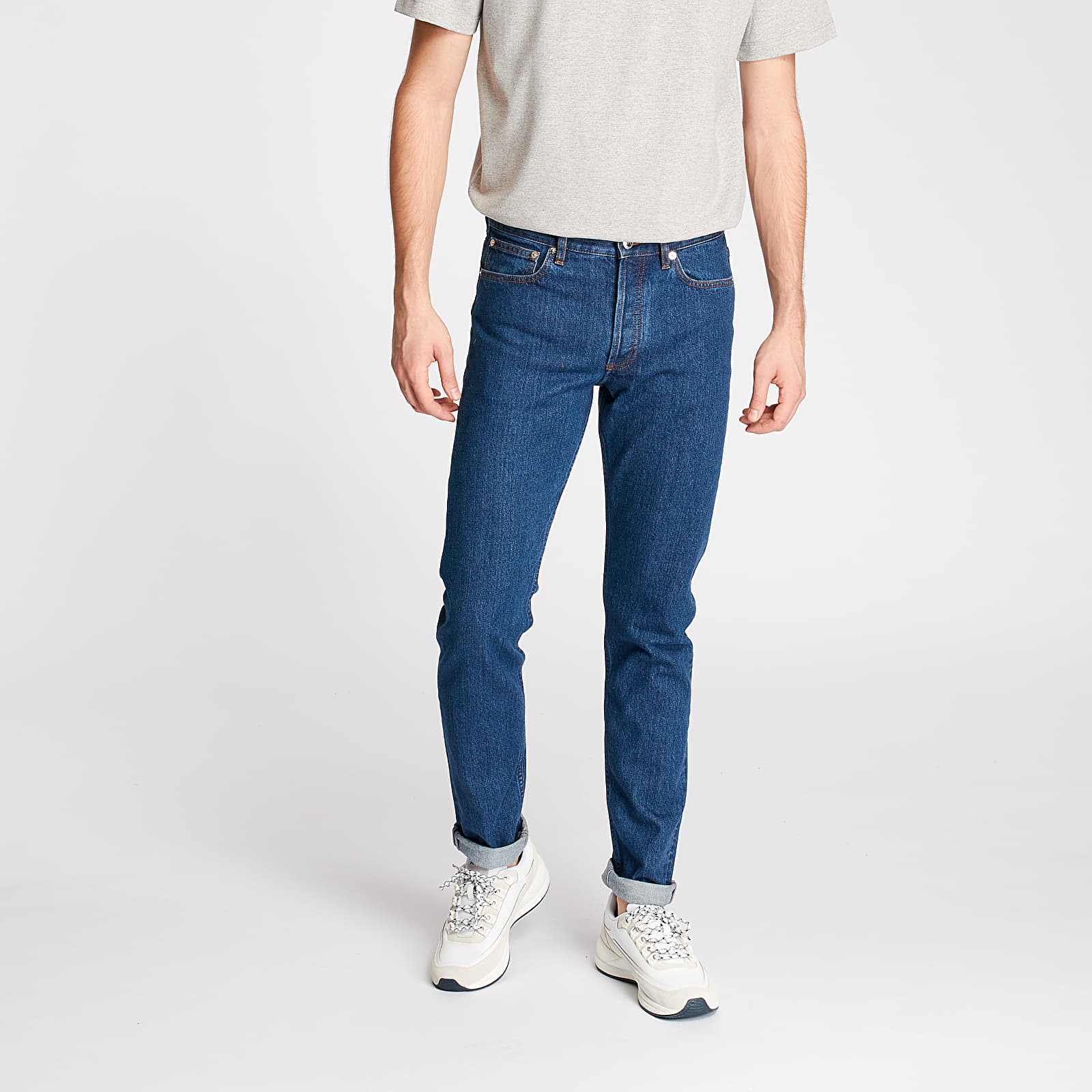 Nohavice A.P.C. Petit New Standard Jeans Dark Blue