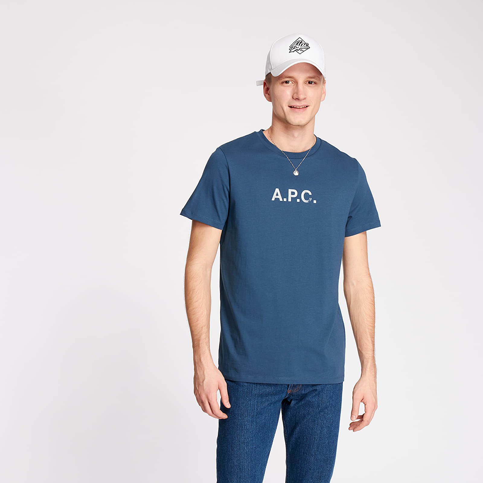 T-shirts A.P.C. Stamp Tee Blue