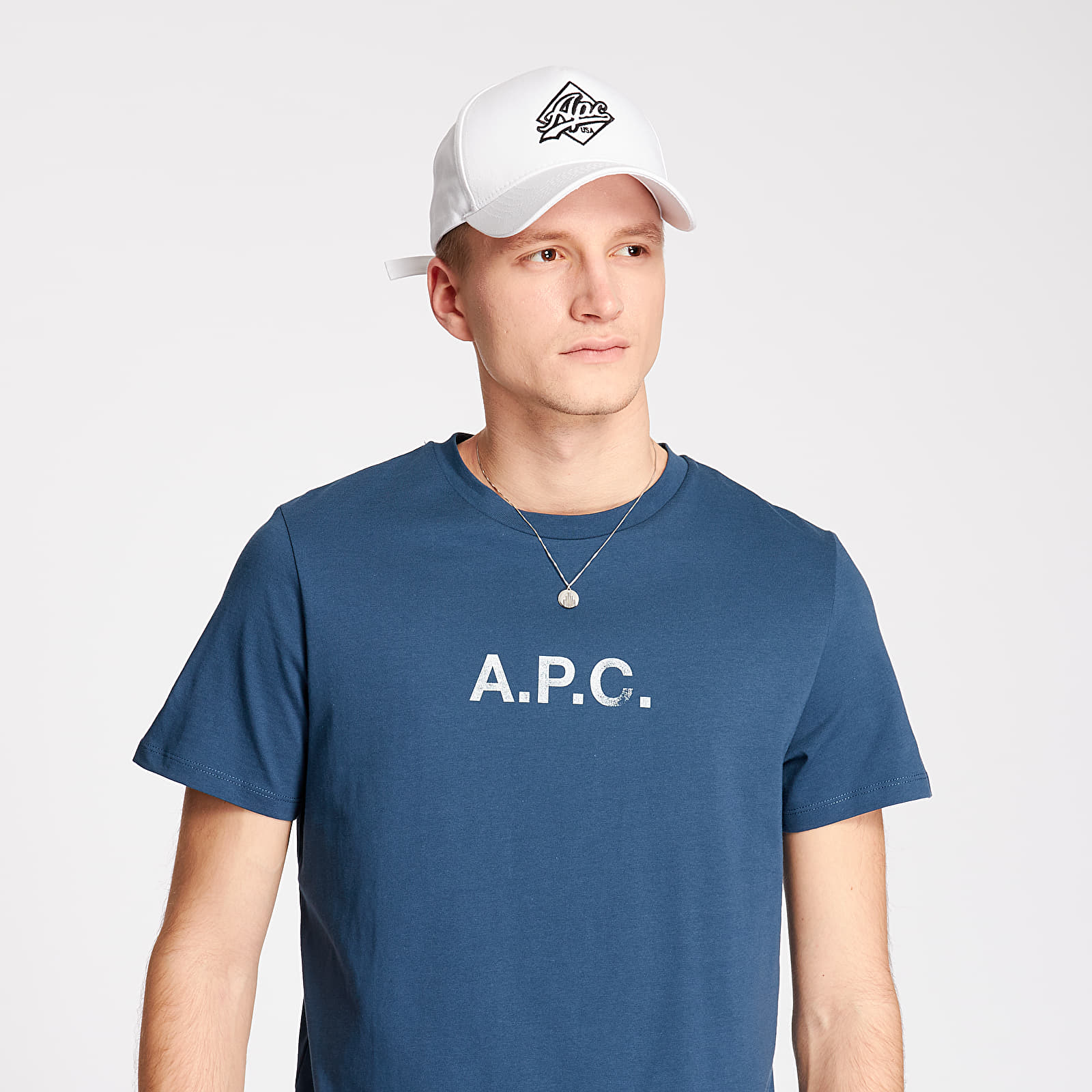 T-shirts A.P.C. Stamp Tee Blue